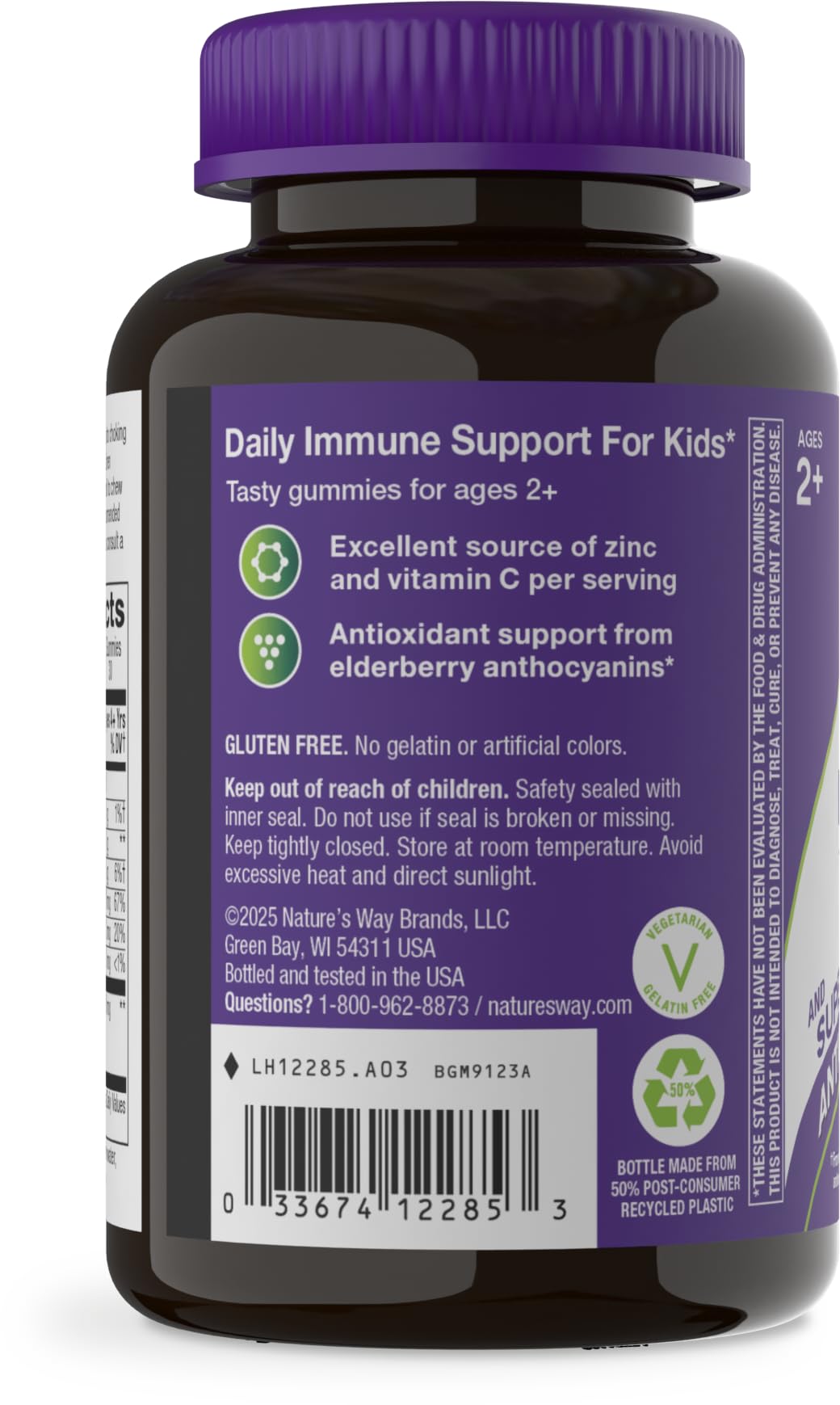Nature's Way Sambucus Kids Elderberry Immune Gummies - 60 Gummies - image 10
