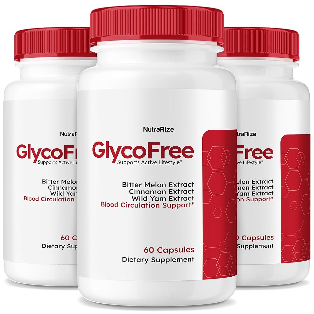 NutraRize GlycoFree Advanced Blood Support Supplement - 180 Capsules