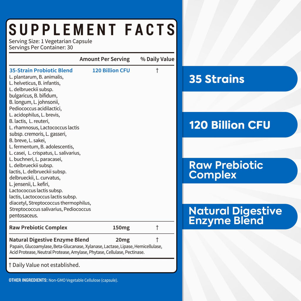 Surebounty Probiotics 120 Billion CFU 3-in-1 - 30 Capsules - image 2
