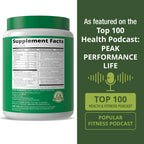 Peak Performance Organic Greens Superfood Powder. Best Tasting Super