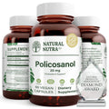 Natural Nutra Policosanol 20mg with Octacosanol - 60 Vegan Capsules