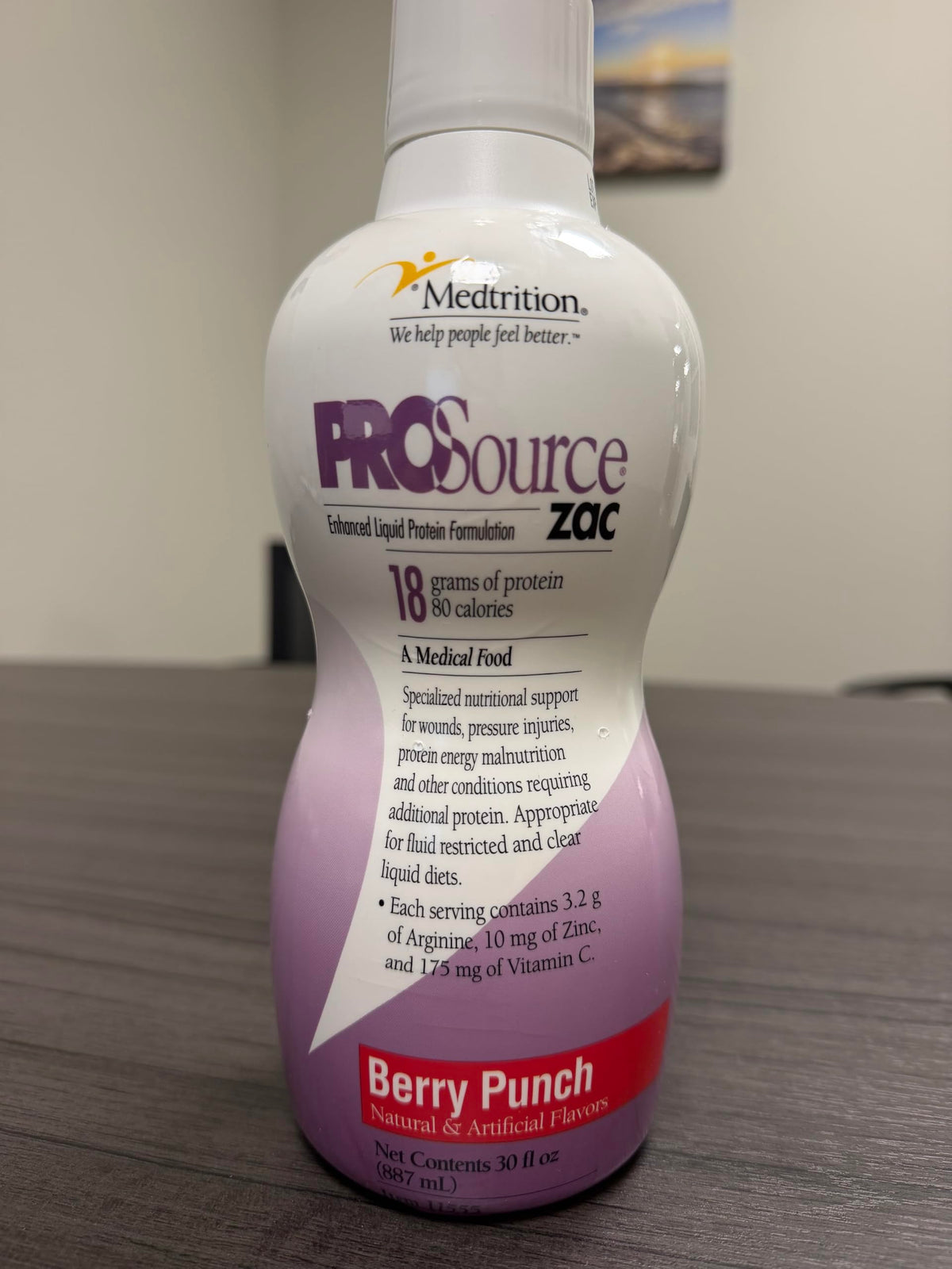 Medtrition ProSource ZAC Berry Energy Punch Protein Liquid - 4 Pack - image 3