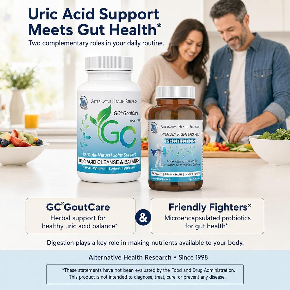 Alternative Health Research GoutCare Uric Acid Support - 540 Capsules - image 7