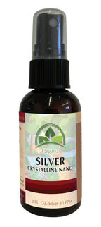 NutriNoche Organa Crystalline Nano Colloidal Silver Spray 30 PPM - 2 Fl Oz