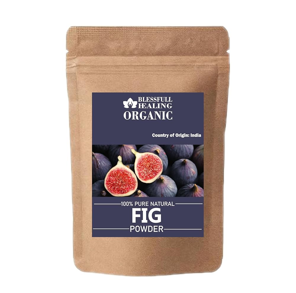 Blessfull Healing Organic Fig Powder 100% Pure Natural 200 Gram /