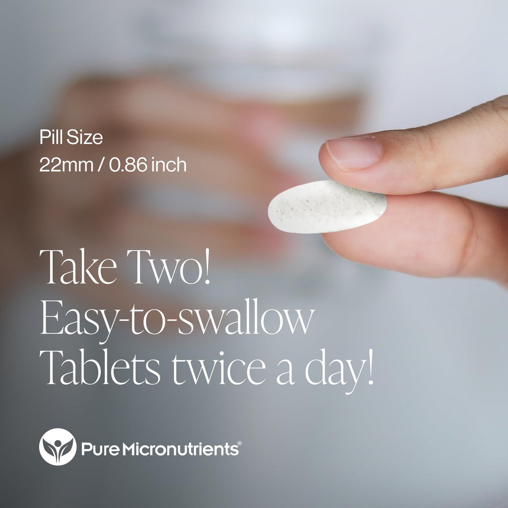 Pure Micronutrients Calcium 1000mg with Vitamin D3, K2 & Magnesium - 180 Tablets - image 7