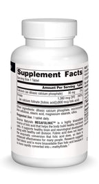 Source Naturals MegaFolinic 800mcg - 60 Tablets - image 3