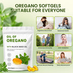 YKJHCSL 2-in-1 Oil of Oregano Softgels