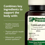 Standard Process Congaplex Immune & Thymus Support - 90 Capsules - image 4
