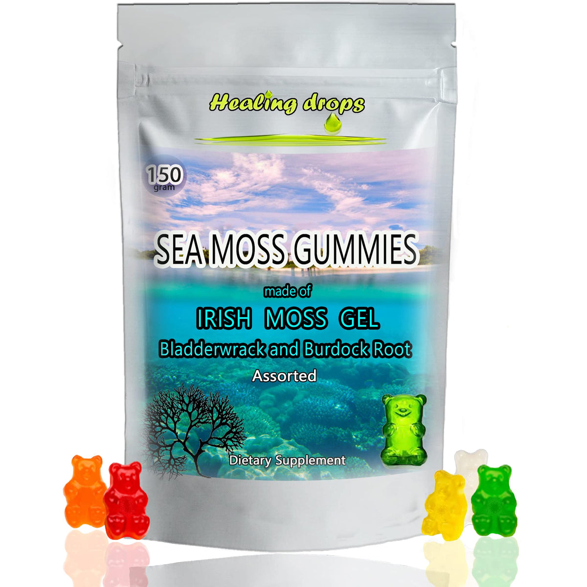 HEALING DROPS Irish Sea Moss Gummies