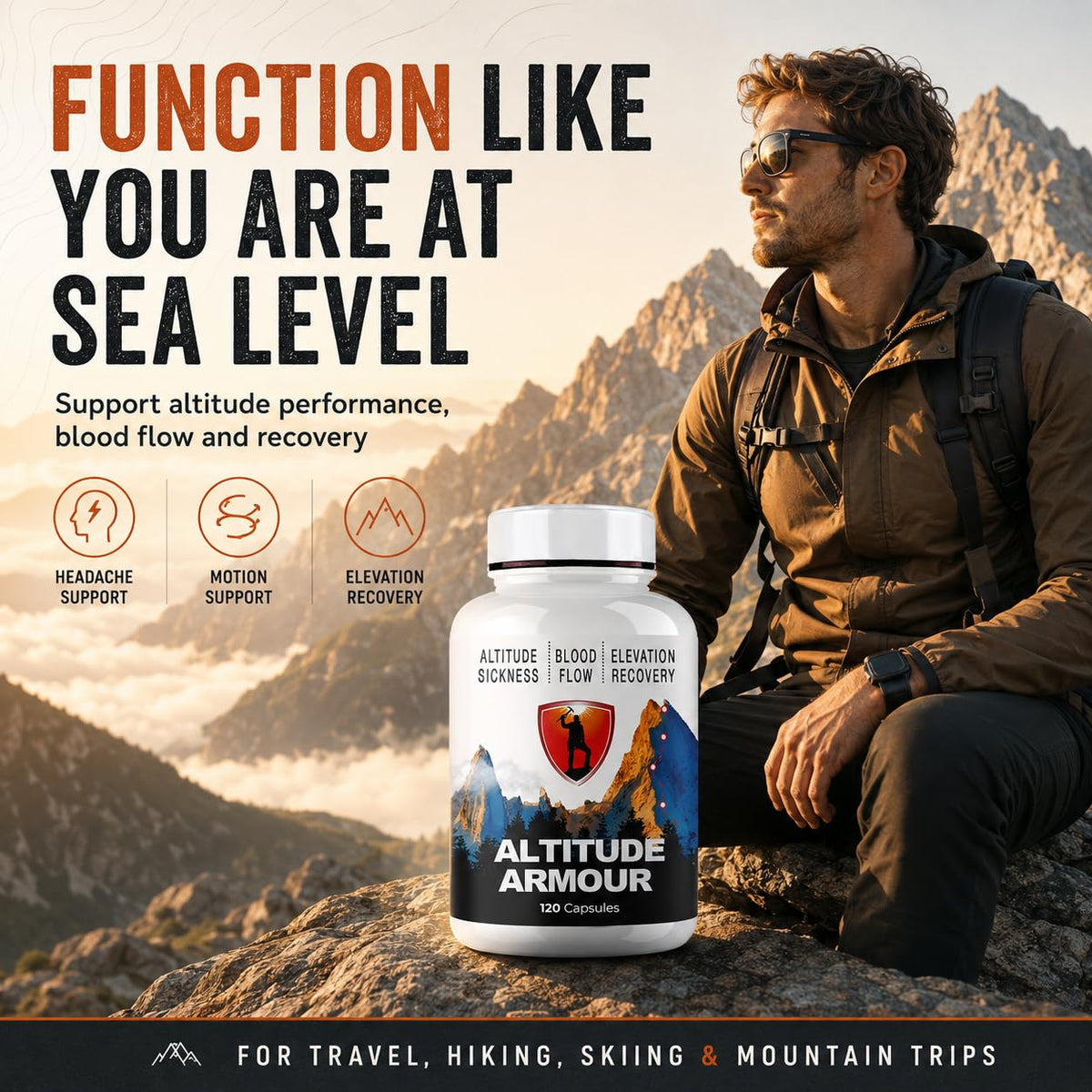Flight Armour Altitude Armour Altitude Acclimation Support - 120 Capsules - image 5