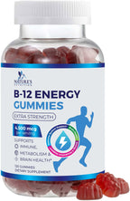 Nature's Nutrition Vitamin B12 Energy Gummies - 4500 mcg Extra