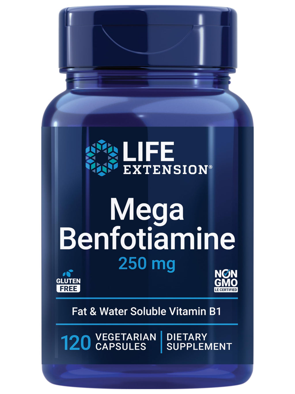 Life Extension Mega Benfotiamine 250 mg - 120 Capsules
