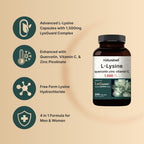 NatureBell L-Lysine 1000mg with Quercetin Capsules - 240 Count - image 3