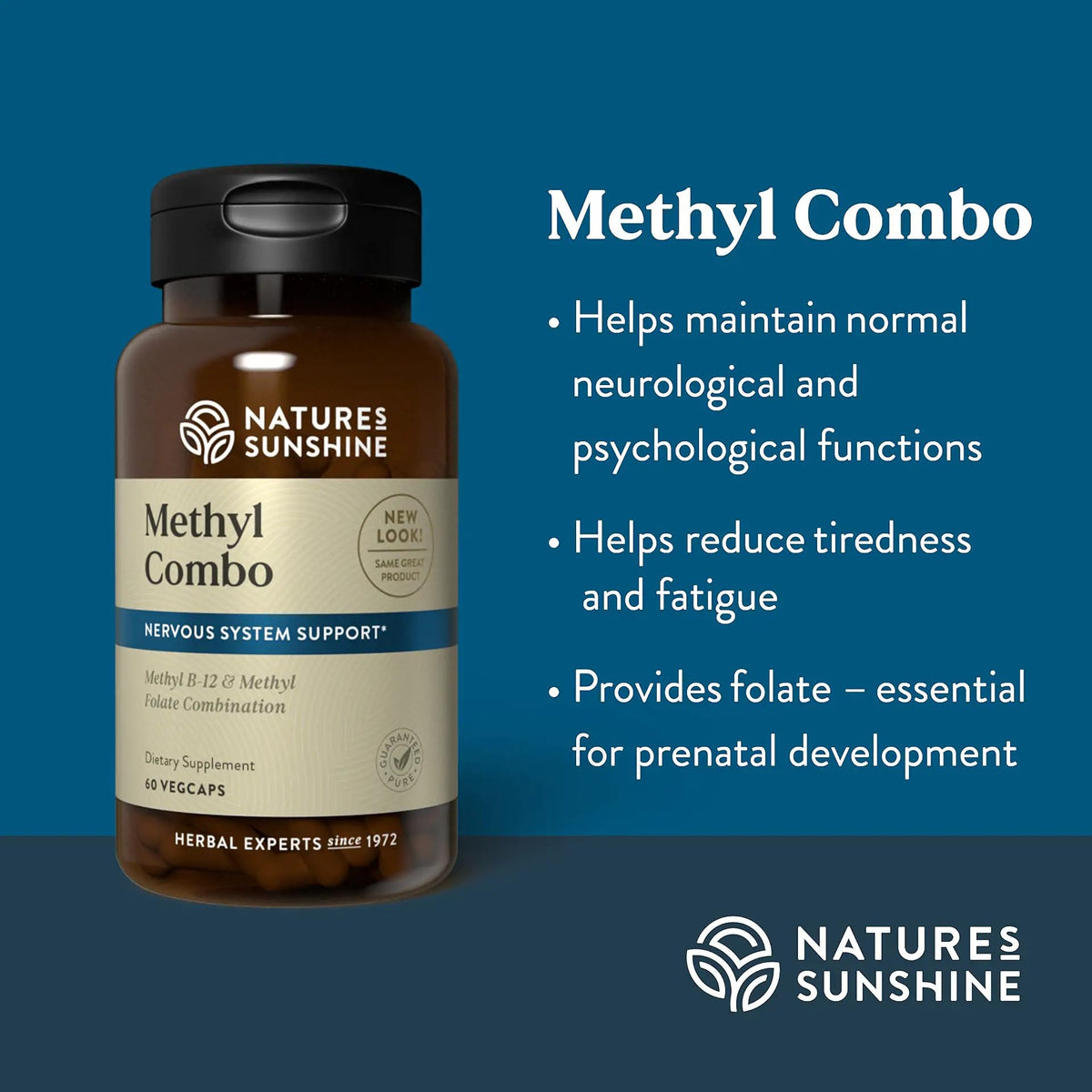 Nature's Sunshine Methyl Combo - 60 Capsules - image 2