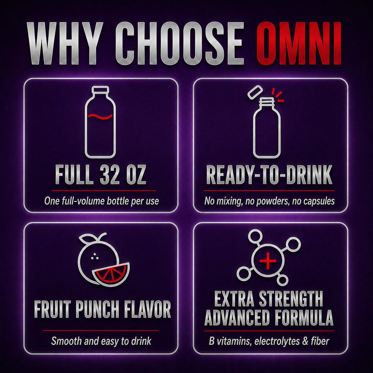 Wellgenix Omni Detox Drink - Full Body Cleansing Liquid - 100%