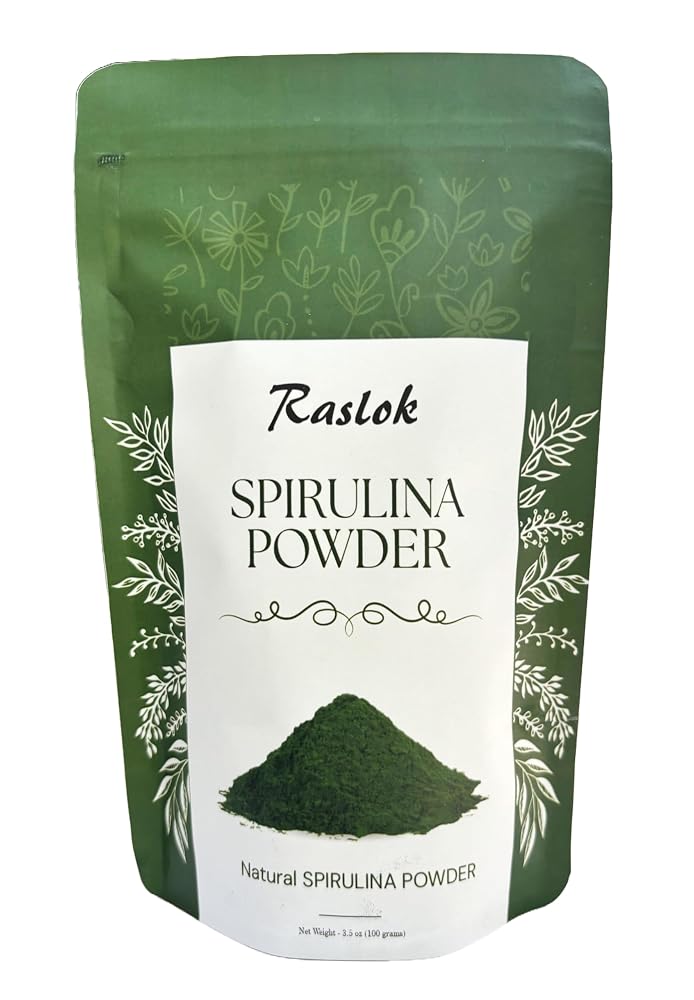 Raslok Pure Spirulina Powder Immune Support - 3.52 oz