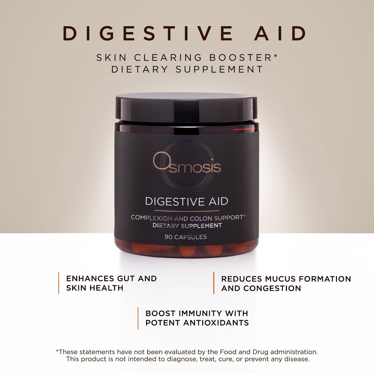 OSMOSIS Digestive Aid Triphala & Psyllium - 90 Capsules - image 2
