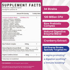 Surebounty Probiotics for Women 120 Billion CFU - 30 Capsules - image 2