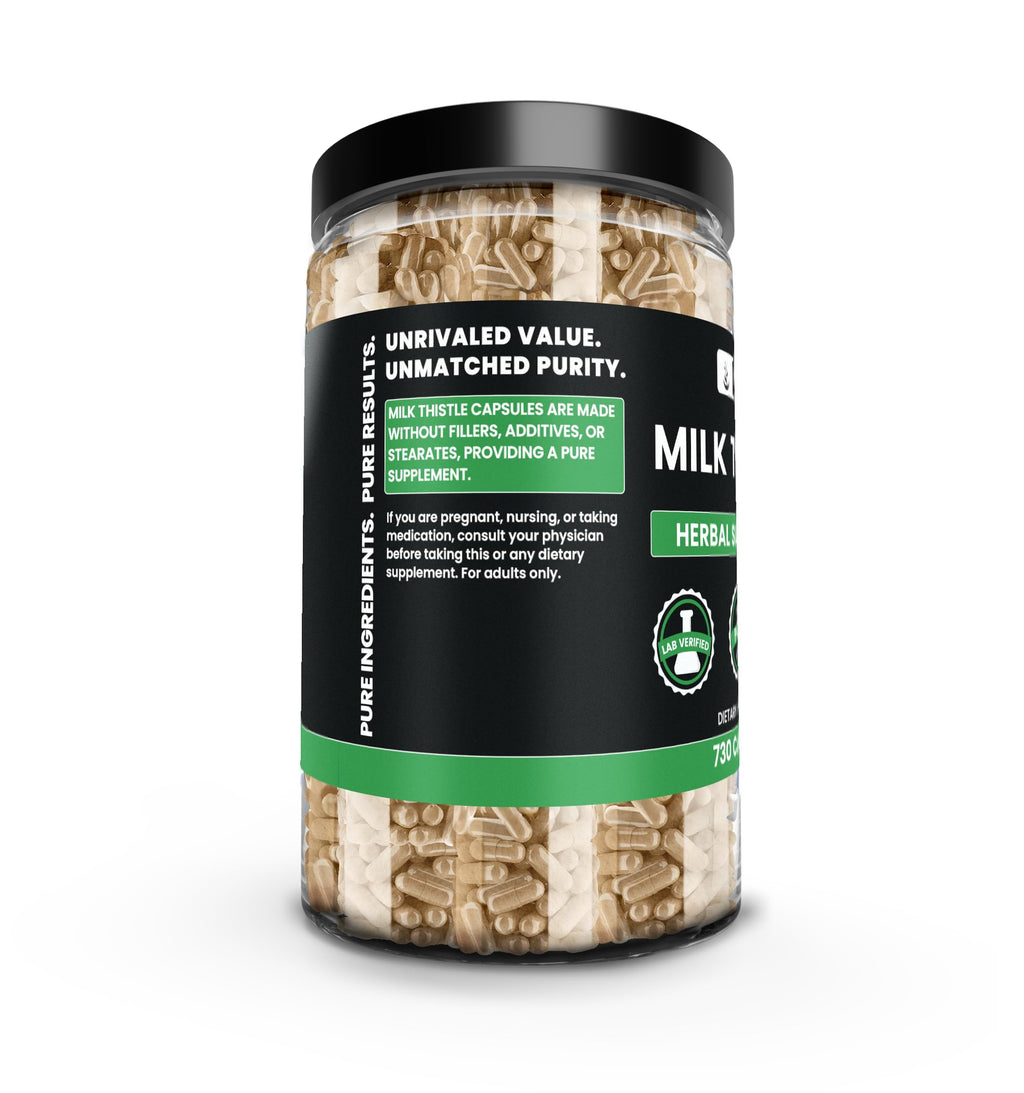 PURE ORIGINAL INGREDIENTS Milk Thistle No Magnesium Or Rice Fillers