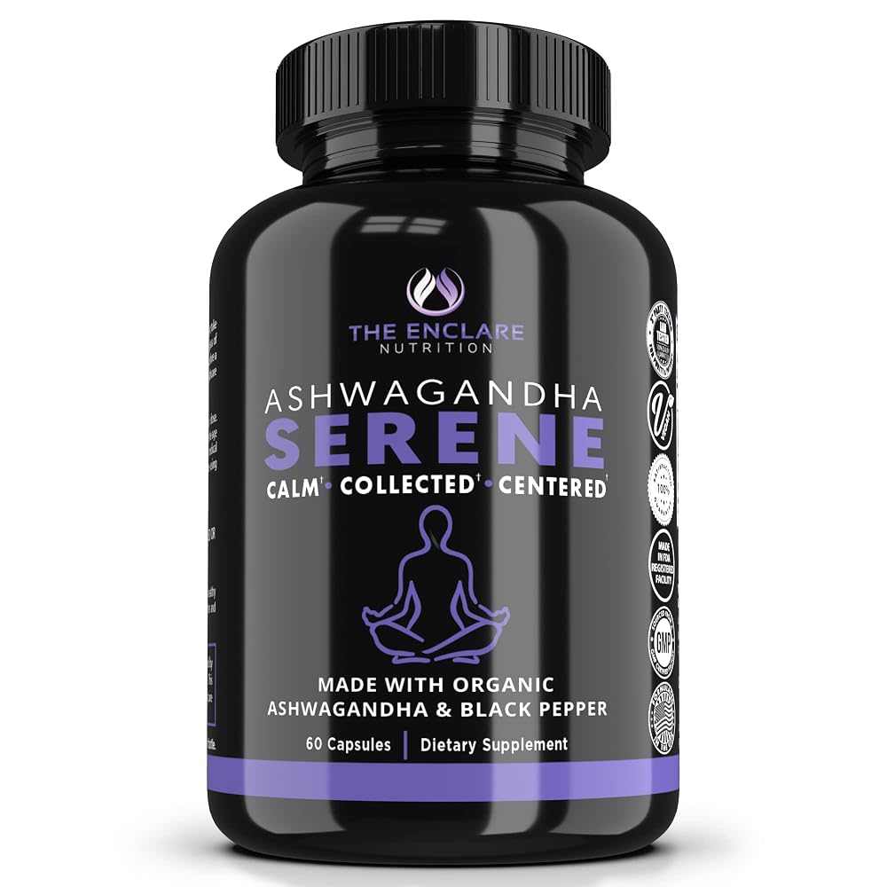 THE ENCLARE NUTRITION Ashwagandha 1300mg Capsules - 60 Count