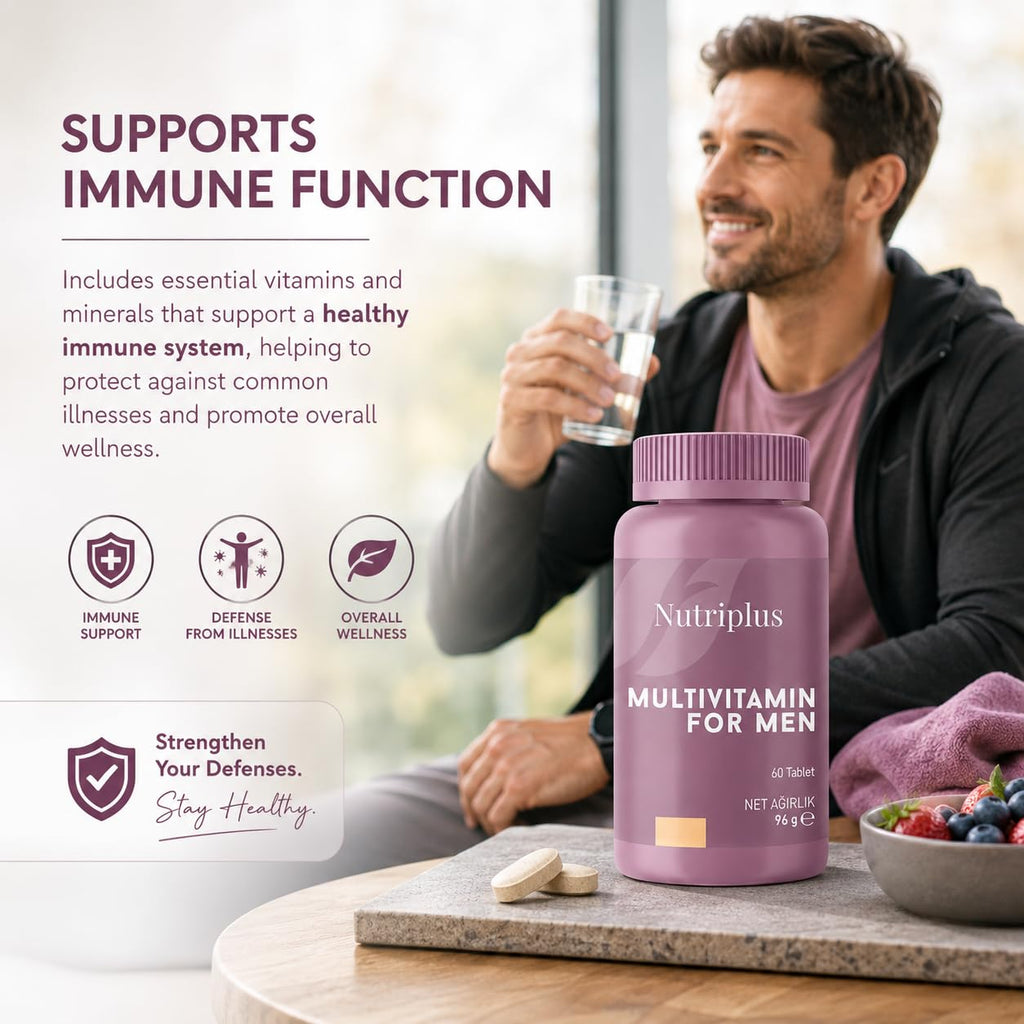 Farmasi Nutriplus Multivitamin & Mineral for Men - 60 Tablets - image 3