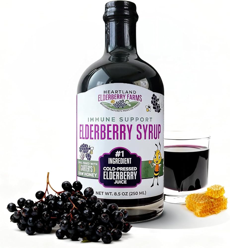 Heartland Elderberry Farms Elderberry Syrup - Zero Water Added Highly