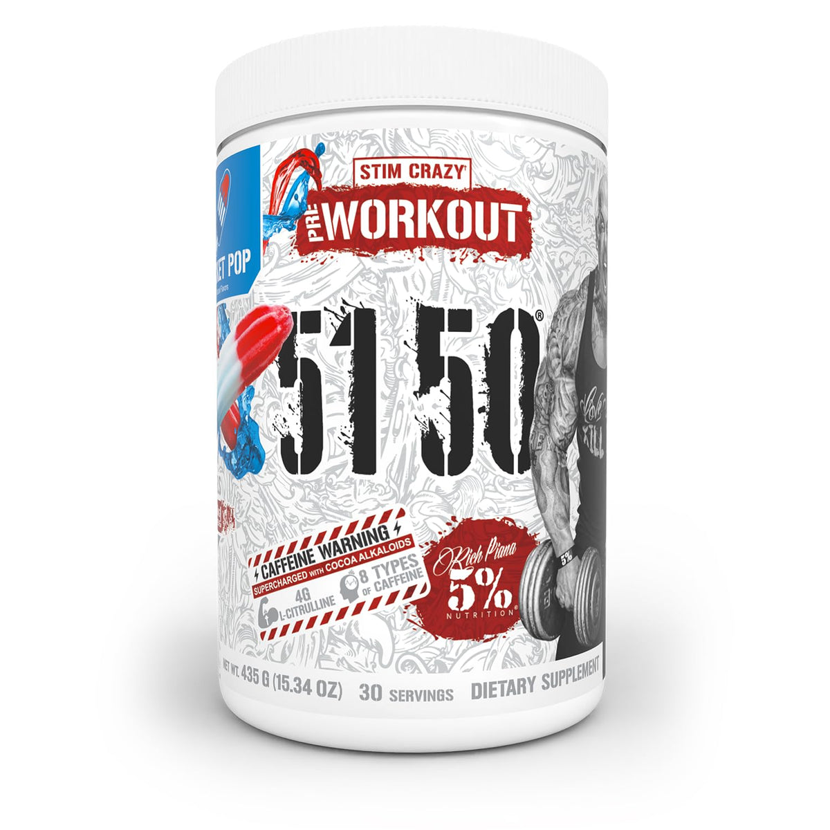 5% Nutrition 5150 High Stim Pre Workout Powder