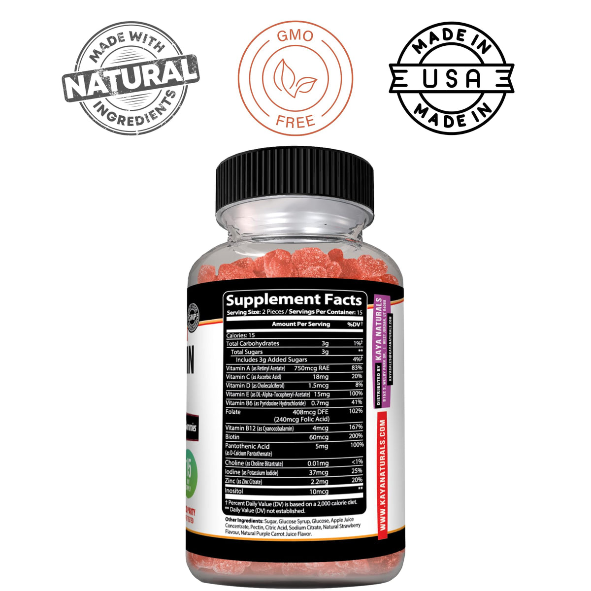 Kaya Naturals Adult Multi Vitamin Gummy