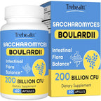 Trehealtt Saccharomyces Boulardii 200 Billion CFU Probiotic - 60 Capsules
