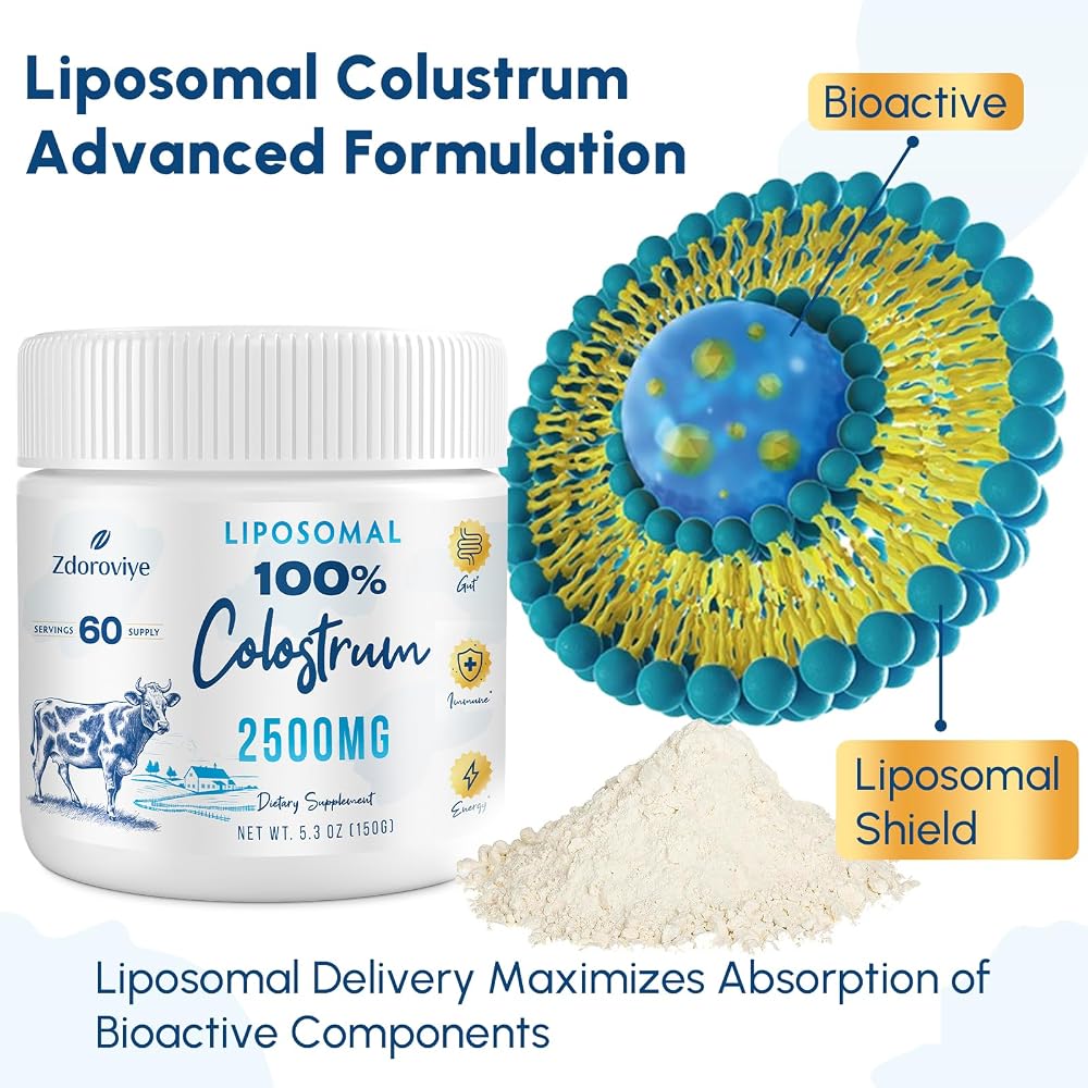 Zdoroviye Liposomal Bovine Colostrum Powder - 60 Servings - image 3