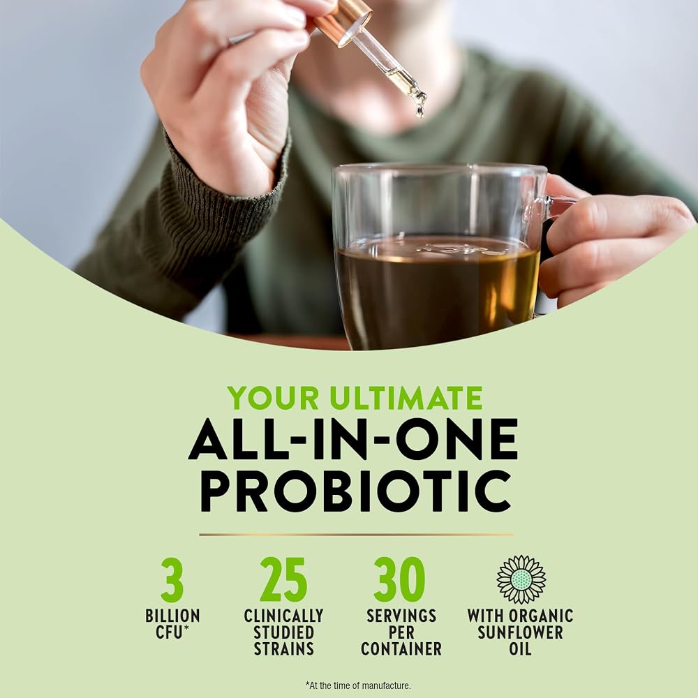 Nature's Truth Raw Flora USDA Organic Liquid Probiotic - 1 Fl Oz - image 4