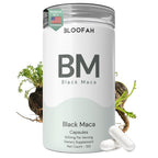 Bloofah BM Black Maca Capsules 500mg - 120 Count