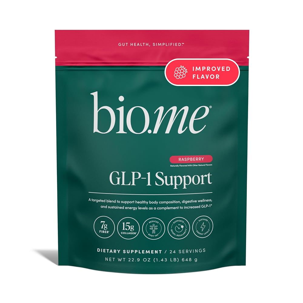 Bio.me GLP-1 Support Powder Raspberry - 24 Servings