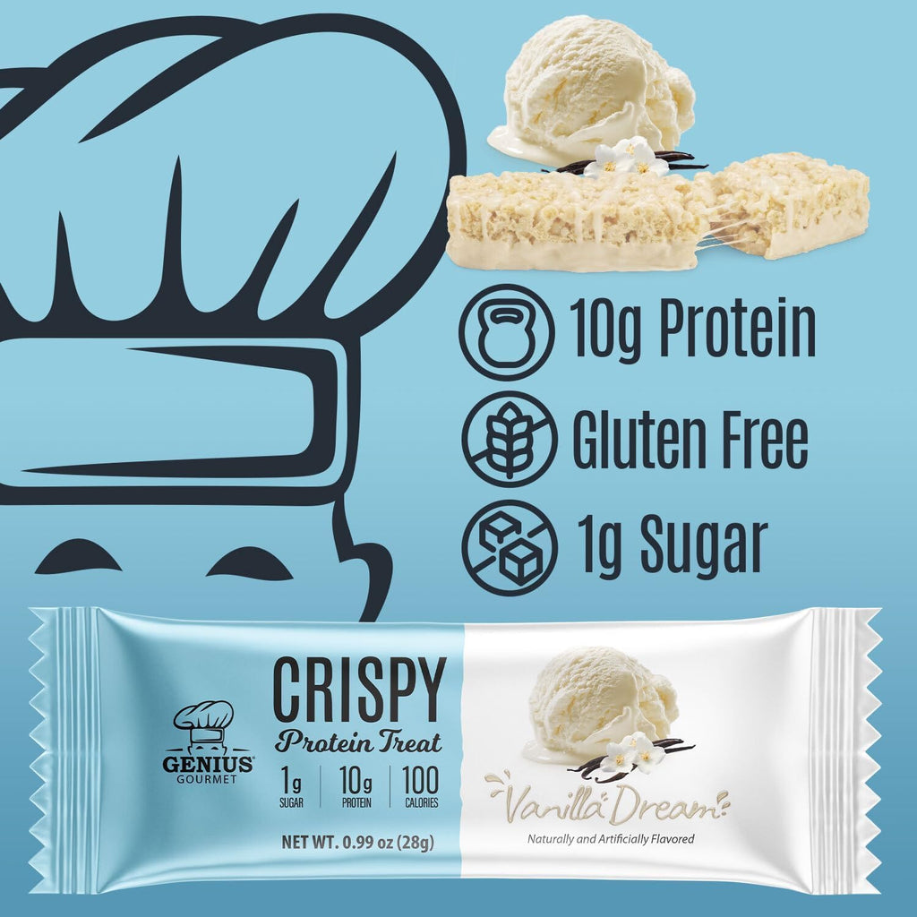 Genius Gourmet Gluten Free Crispy Protein Treat