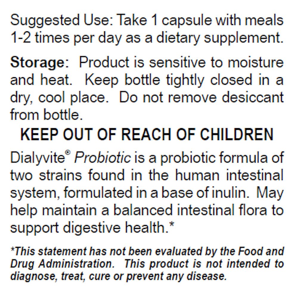 Dialyvite Probiotic - 30 Capsules - image 3