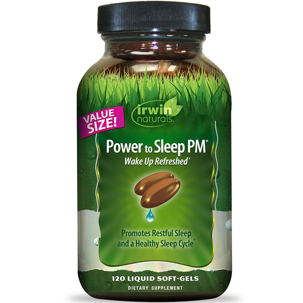 Irwin Naturals Power to Sleep PM Sleep Aid with Melatonin - 120 Softgels