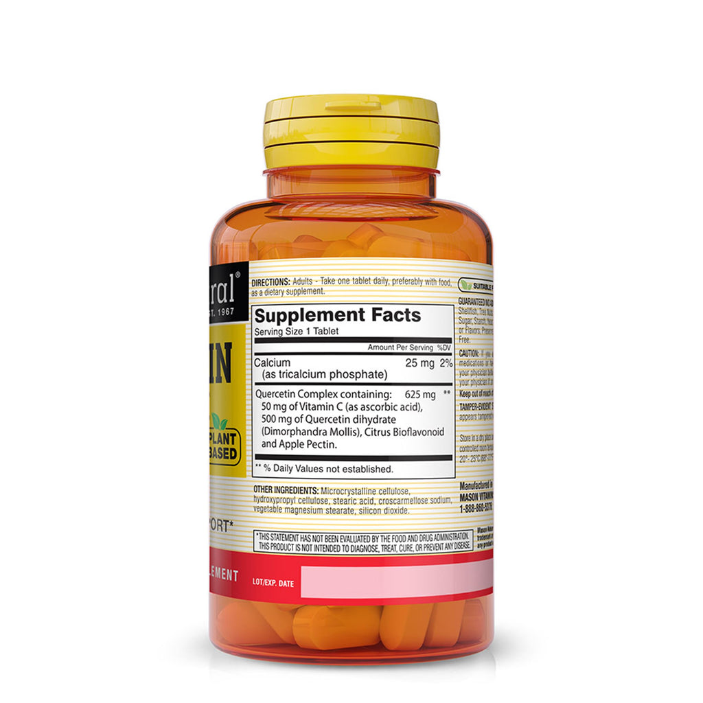 Mason Natural Quercetin Complex 625 mg - 60 Tablets - image 2