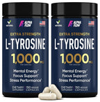 Alpha Flow L-Tyrosine 1000mg Vegan Capsules - 300 Count