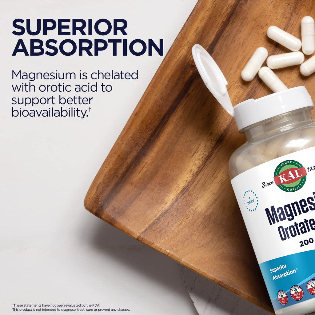 KAL Magnesium Orotate 200 mg - 120 Tablets - image 5