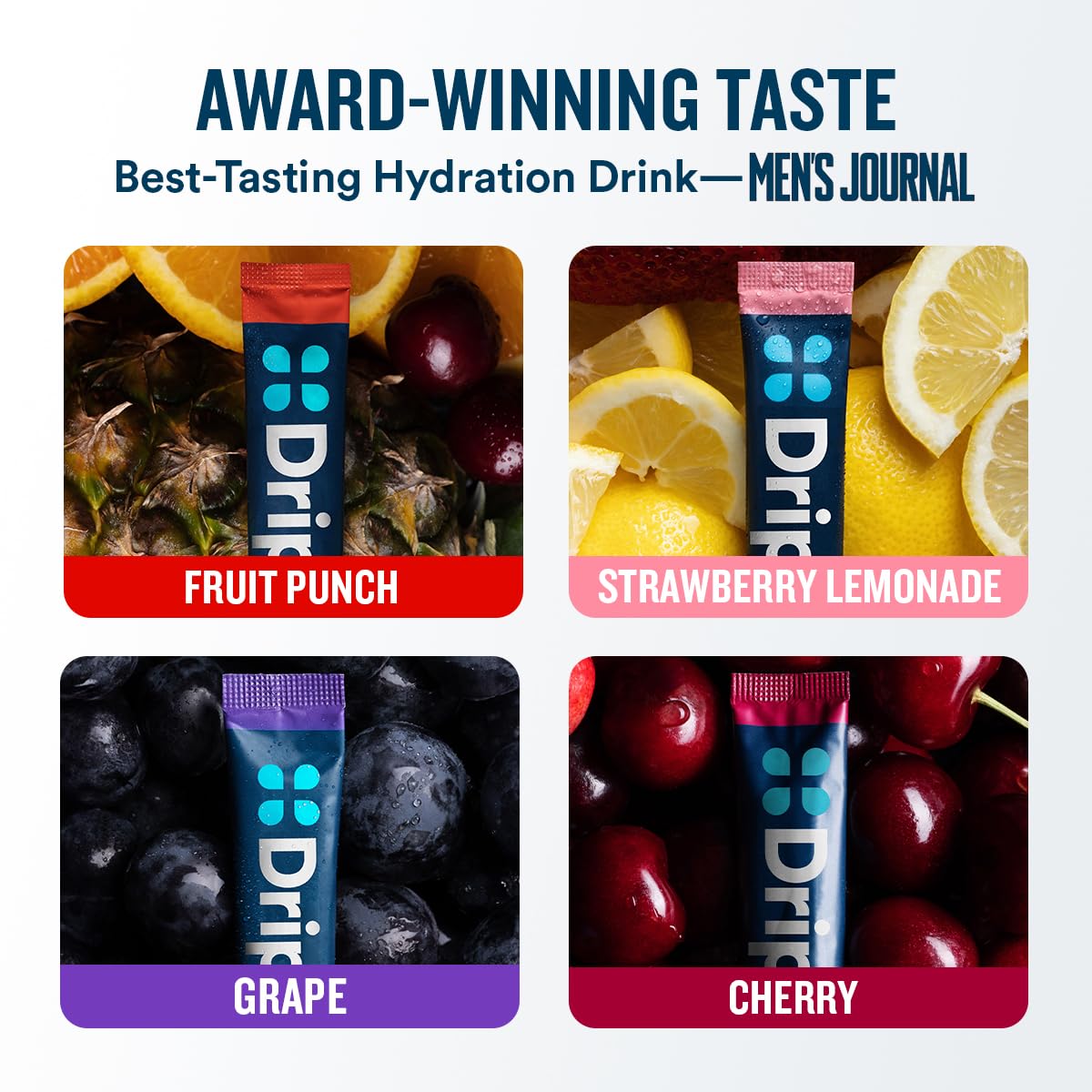 DripDrop Hydration Juicy Variety Pack Electrolyte Powder - 32 Packets - image 6