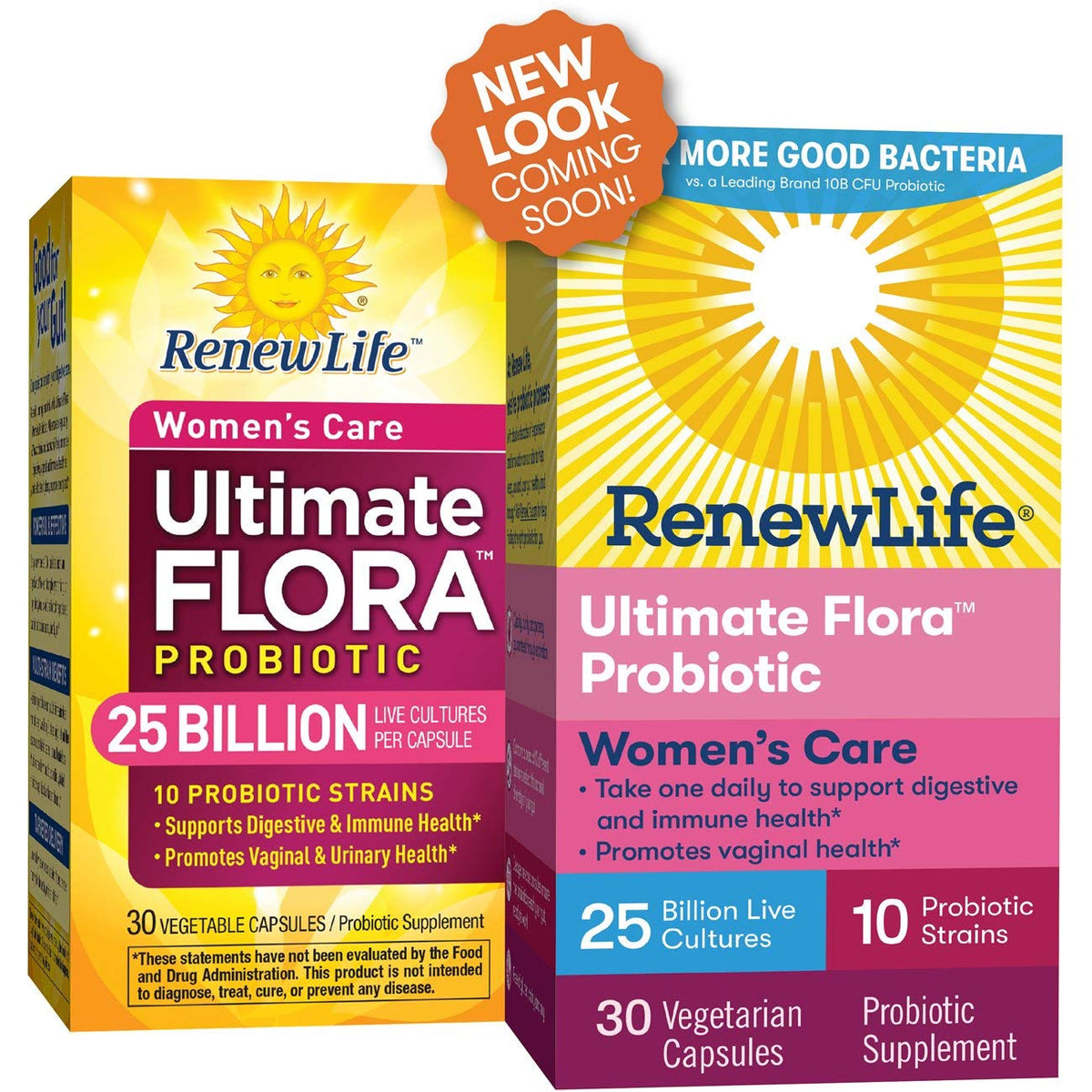 Renew Life Women's Probiotic Ultimate Flora 25 Billion - 30 Vegetable Capsules - image 2