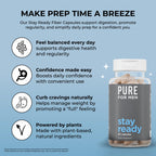 Pure for Men Stay Ready Fiber Supplement Psyllium Husk - 240 Vegan Capsules - image 4