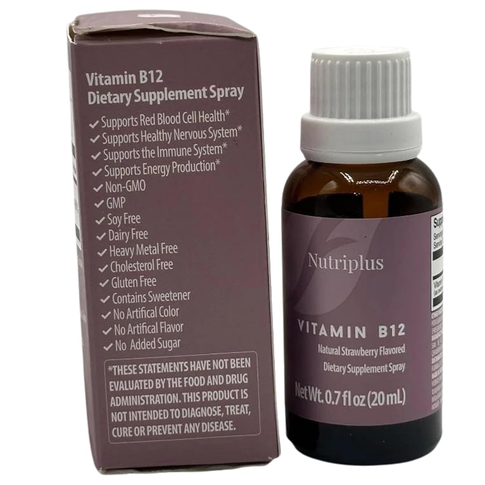 FARMASi Nutriplus Vitamin B12 Spray Strawberry Flavored - 0.67 fl oz - image 8