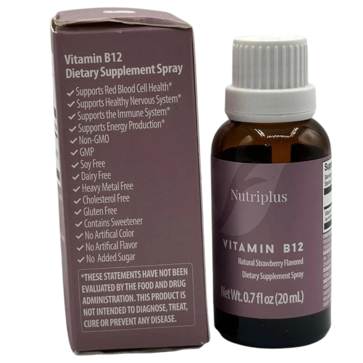 FARMASi Nutriplus Vitamin B12 Spray Strawberry Flavored - 0.67 fl oz - image 8