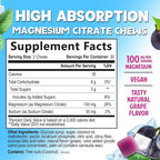 Nature's Nutrition Magnesium Citrate Chews 100mg - 60 Gummies - image 2