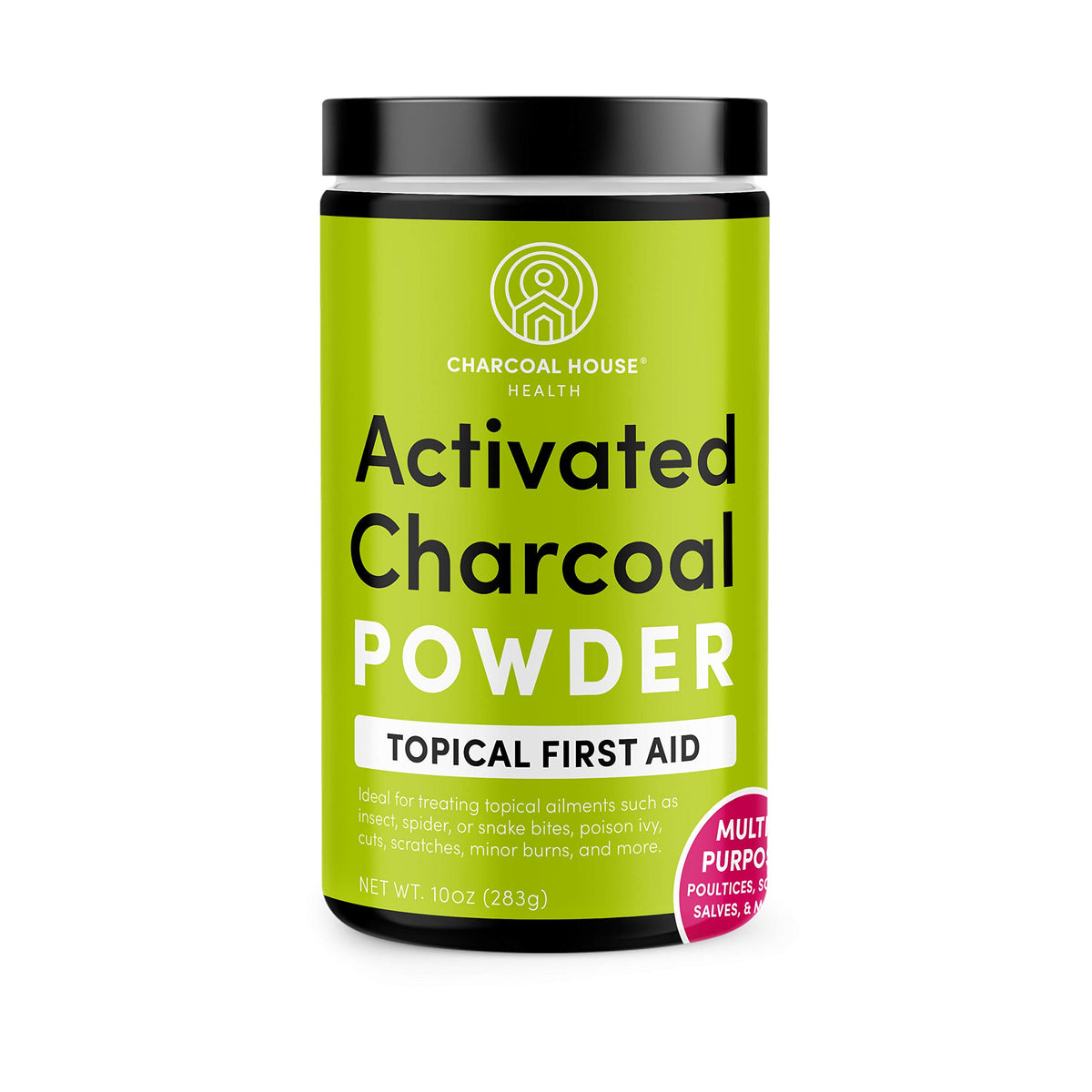 Charcoal House Hardwood Activated Charcoal Powder - 10oz