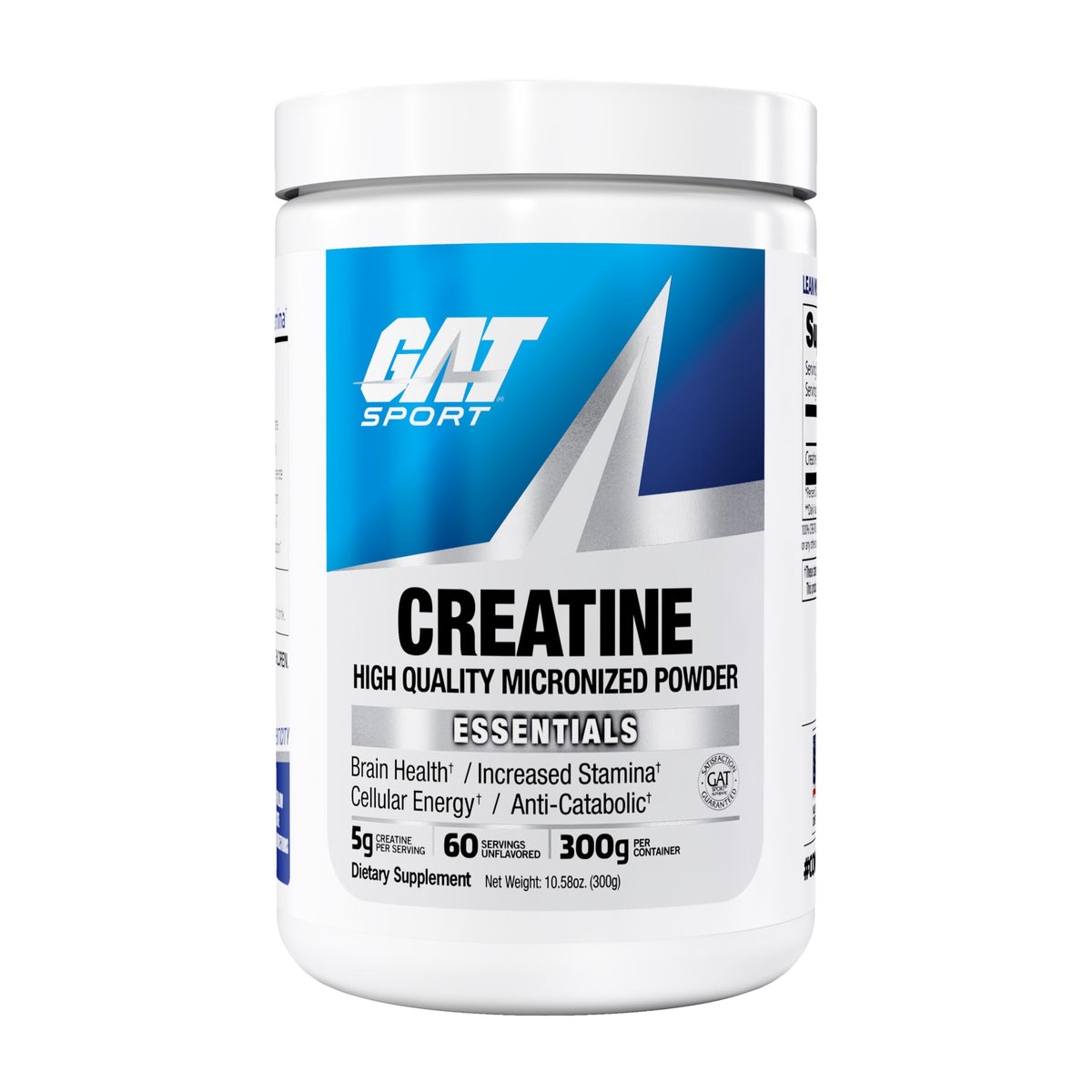 GAT SPORT Creatine Monohydrate Powder - 60 Servings