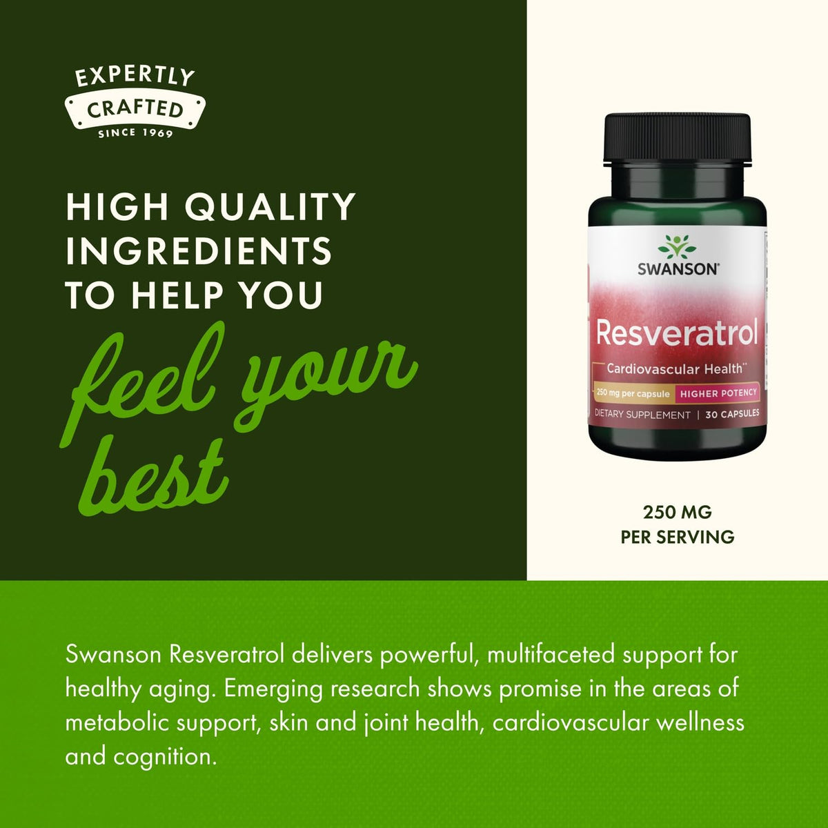 Swanson Ultra Resveratrol 250 mg - 90 Capsules - image 5