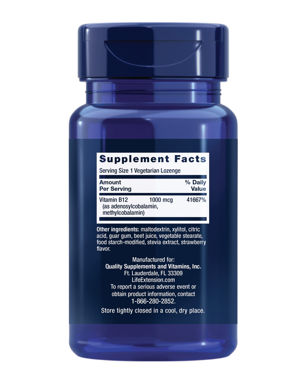 Life Extension B12 Elite Brain Health - 60 Lozenges - image 2